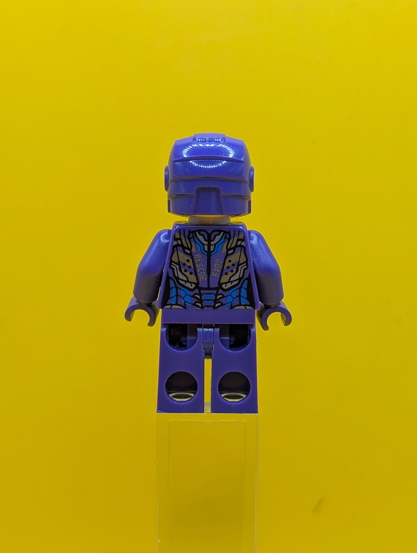 Rescue (Pepper Potts) sh0610 Dark Purple Armor Marvel Lego Minifigure