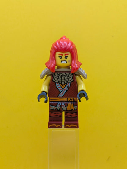 Wyldfyre njo0872 Dark Red Tunic, Shoulder Armor Ninjago Lego Minifigure