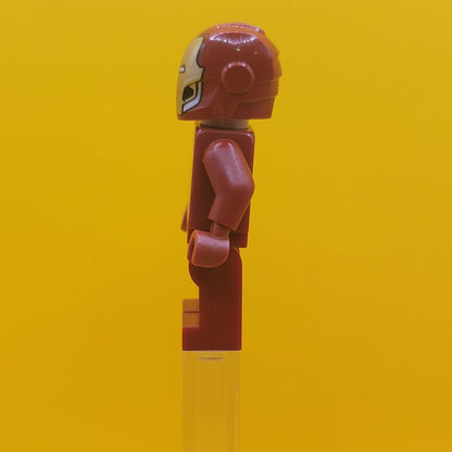 Iron Man sh0612 Silver Hexagon on Chest Lego Minifigure Super Heroes