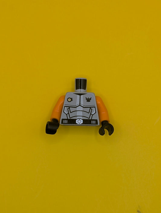 Torso Galaxy Squad Armor with Number 30 on Back Pattern / Orange Arms / Black Hands 973pb1270c03 Lego