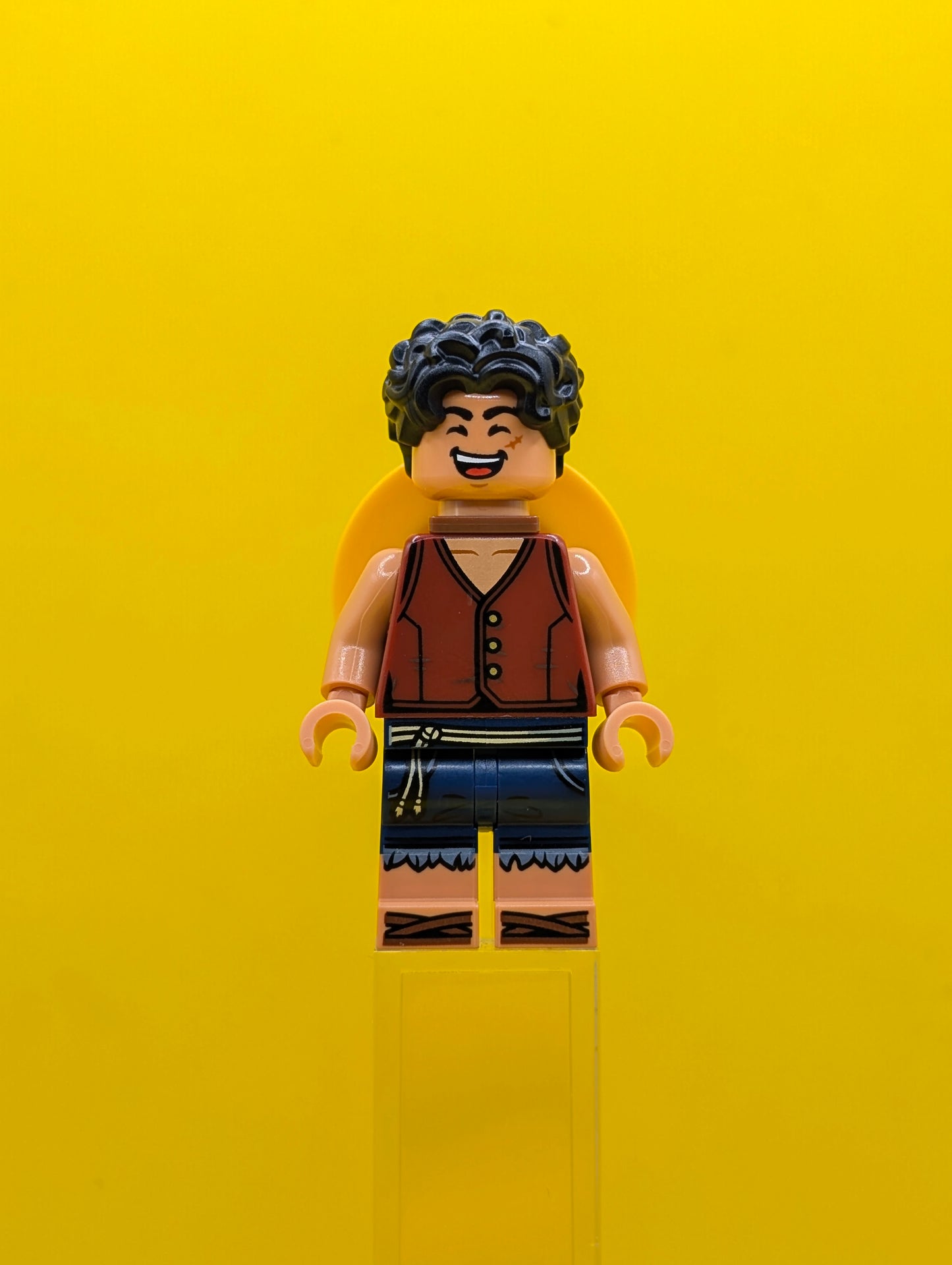 Monkey D. Luffy op007 Red Shirt One Piece Lego Minifigure