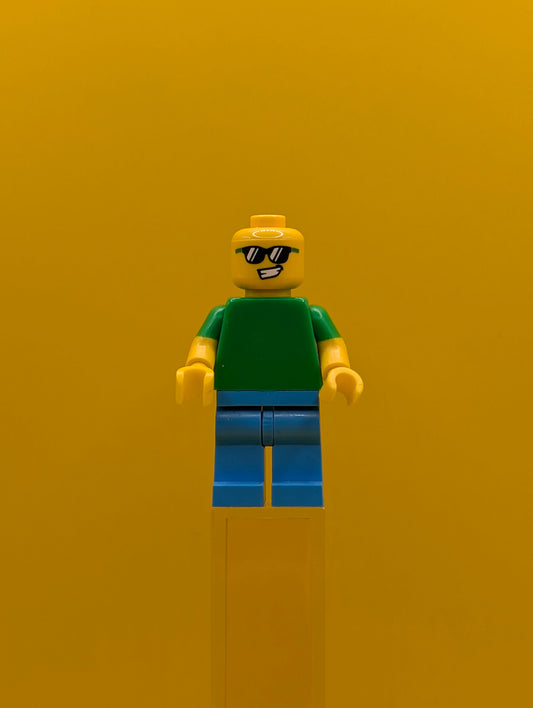 Banana Guy col16-15 Series 16 (Complete Set with Stand and Accessories) Lego Minifigure
