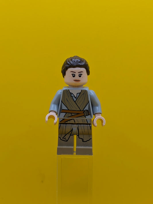 Rey sw0677 Dark Tan Tied Robe Star Wars Minifigure Lego
