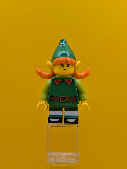 Holiday Elf col402 Series 23 Minifigure Lego (minifigure only without stand or accessories)