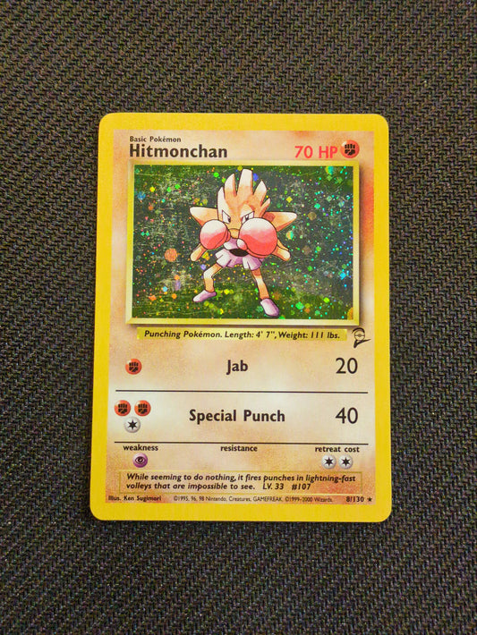 Hitmonchan 8/130 Base Set 2