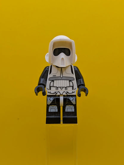 Imperial Scout Trooper sw0505 Printed Black Head and Legs Star Wars Lego Minifigure