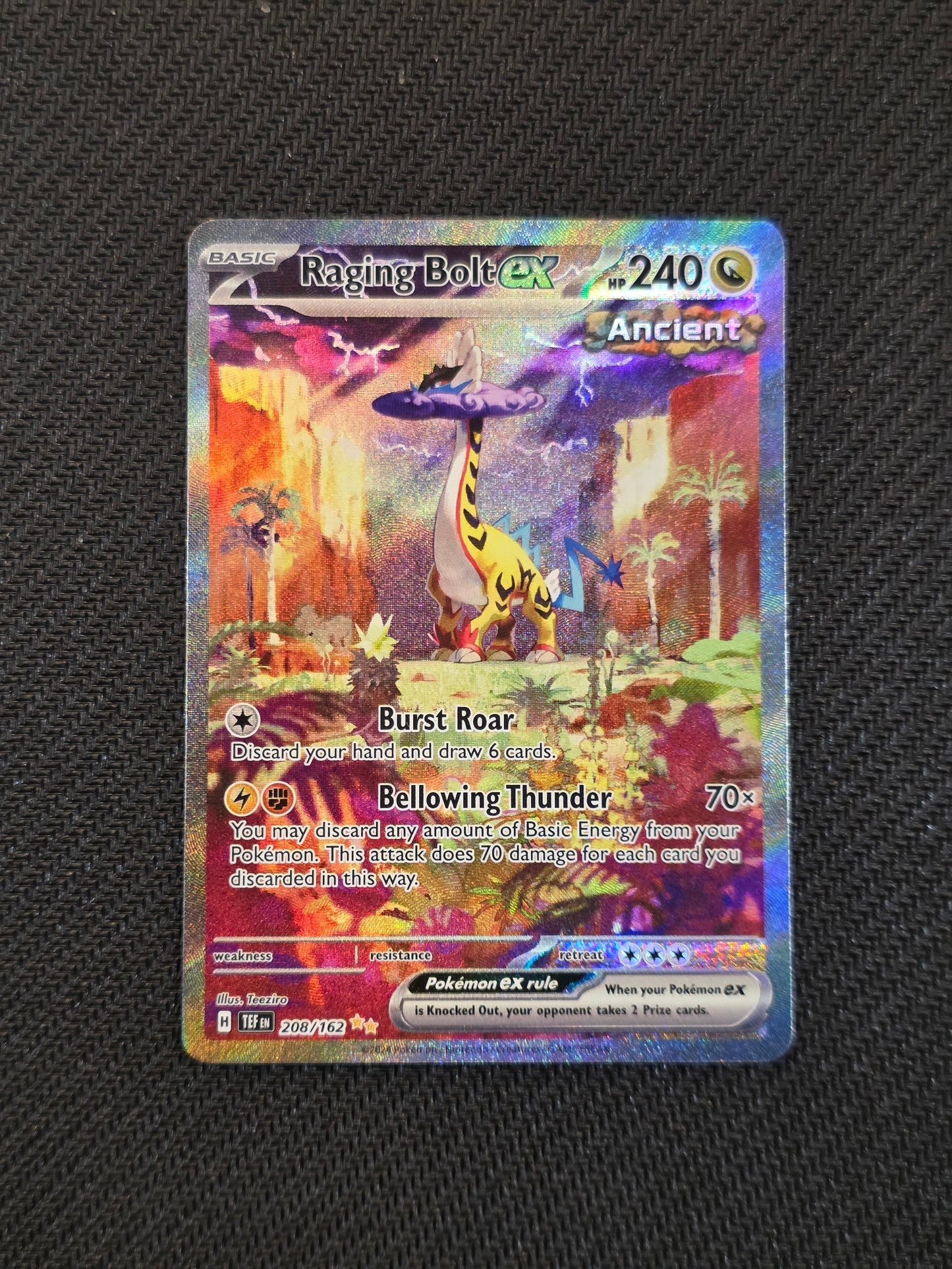 Raging Bolt ex #208/162 -Temporal Forces