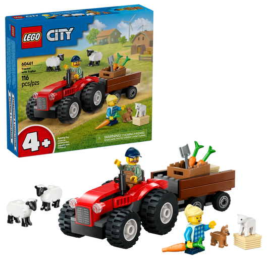 60461 Tractor with Trailer City Lego Set