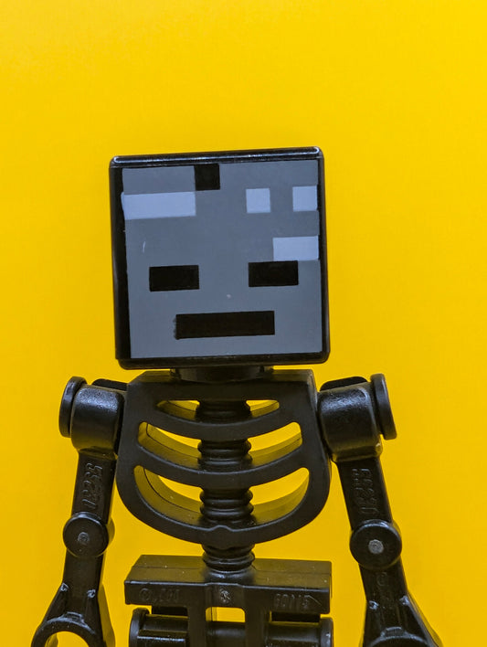 Wither Skeleton min025 Straight Arms Minecraft Minifigure Lego