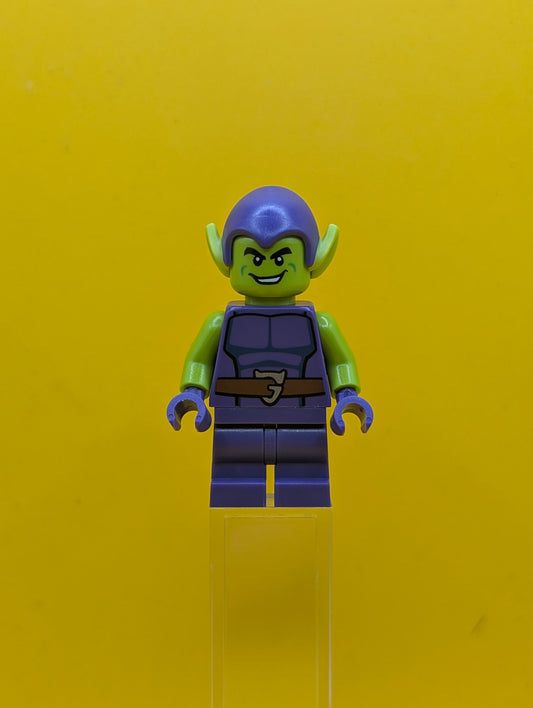Green Goblin sh0957 Lime Skin, Dark Purple Outfit, Medium Legs Marvel Lego Minifigure