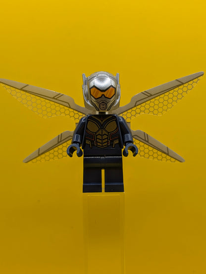 The Wasp sh0927 (Hope van Dyne) - Trans-Clear Wings with Hexagons Marvel Lego Minifigure
