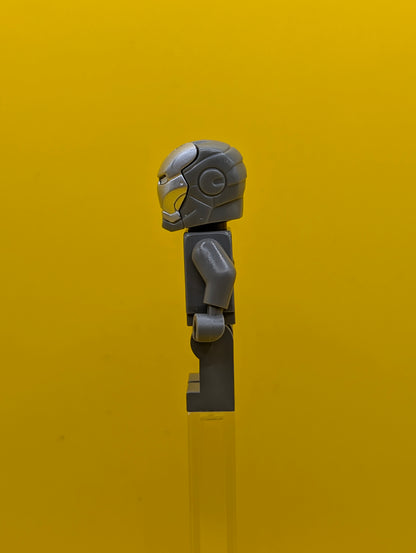 War Machine sh0066 Dark Bluish Gray and Silver Armor with Backpack Marvel Lego Minifigure