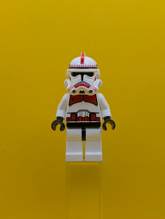 Clone Shock Trooper Coruscant Guard sw0091 (Phase 2) - Black Head Star Wars Lego Minifigure