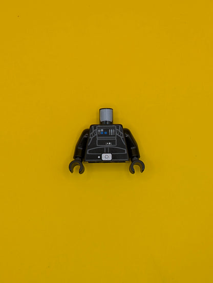 Torso SW TIE Pilot, Detailed with Back Printing Pattern (Rebels Cartoon Style) / Black Arms / Black Hands 973pb1880c01 Lego
