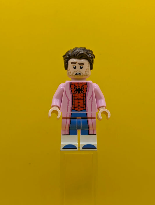 Peter B. Parker colspi10 Spider-Man, Spider-Man Across the Spider-Verse (Minifigure Only without Stand and Accessories) Cmf Lego Minifigure