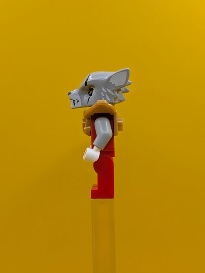 Worriz loc089 Fire Chi, Armor Legends Of Chima Lego Minifigure