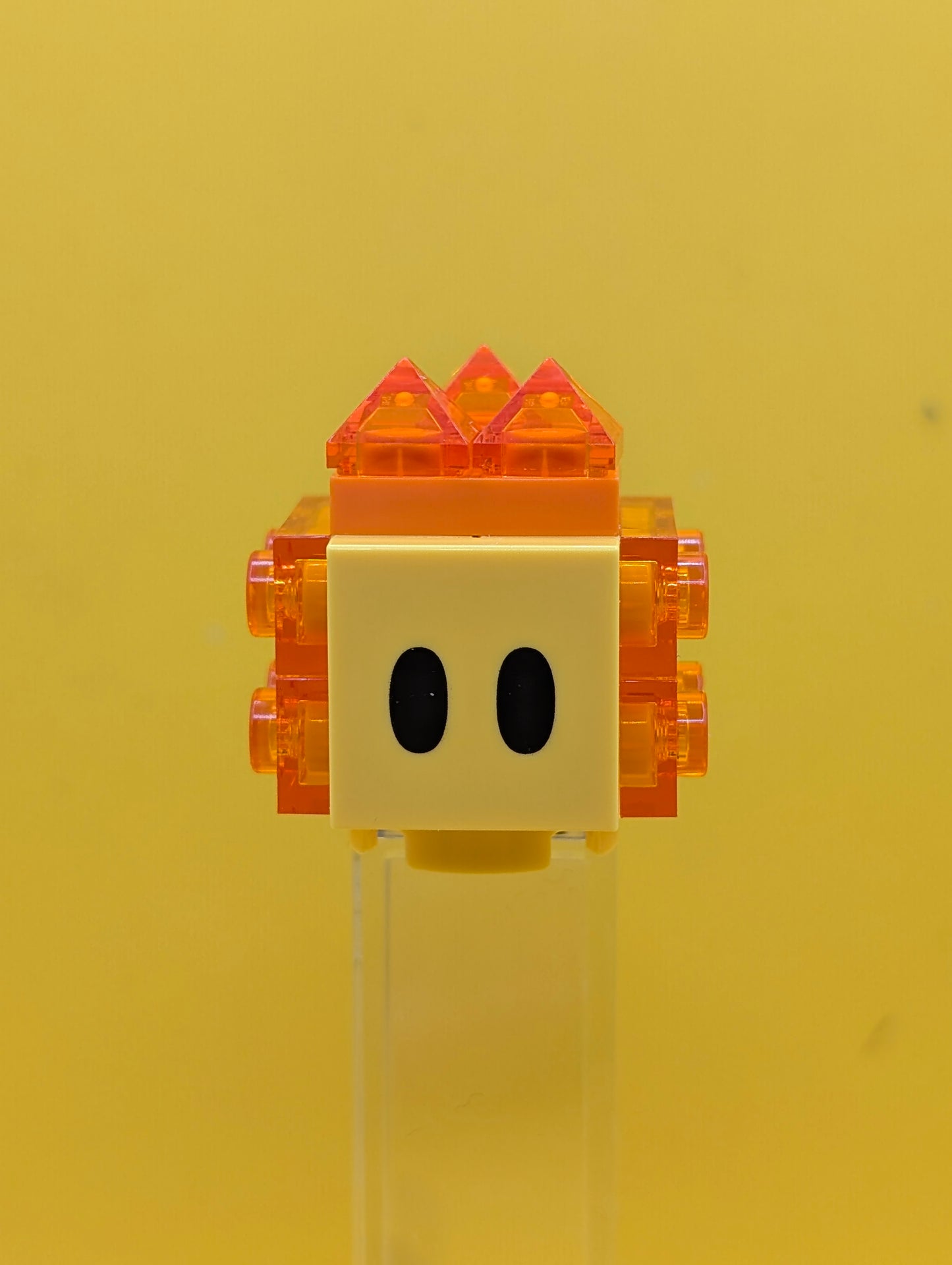 Lava Bubble mar0038 Scanner Code with Blue Lines Super Mario Lego Minifigure