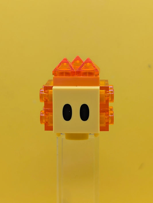 Lava Bubble mar0038 Scanner Code with Blue Lines Super Mario Lego Minifigure