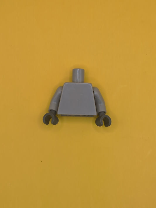 Torso Plain / Light Bluish Gray Arms / Dark Bluish Gray Hands 973c047