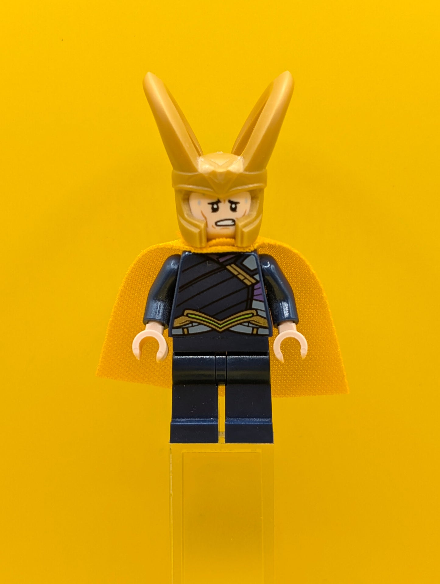 Loki sh0411 Dark Blue Outfit Marvel Lego Minifigure