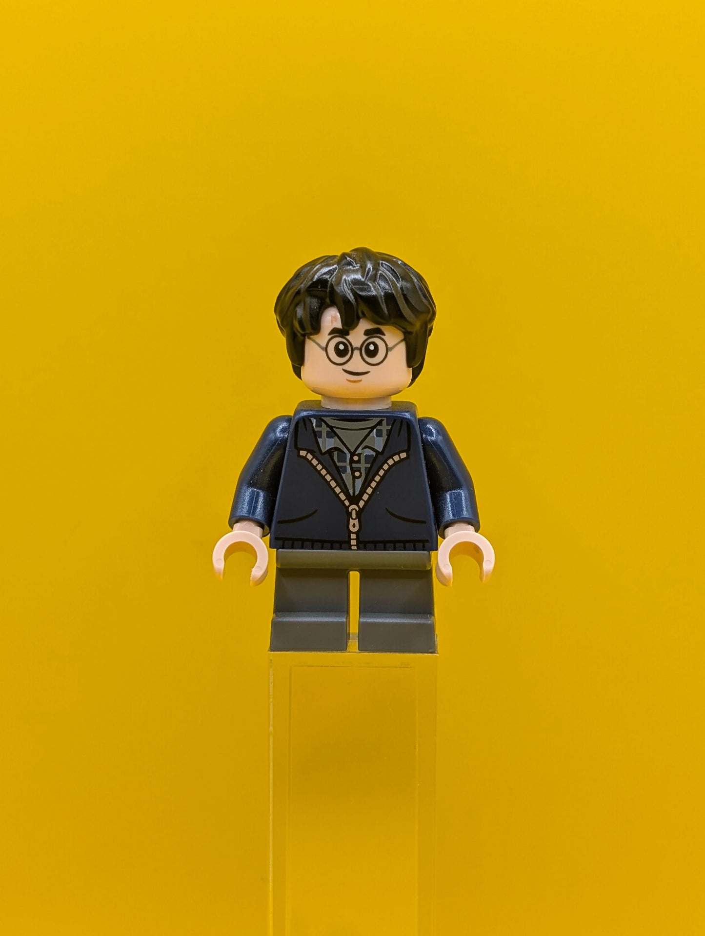 Harry Potter hp495 Dark Blue Hoodie, Dark Bluish Gray Short Legs Harry Potter Lego Minifigure