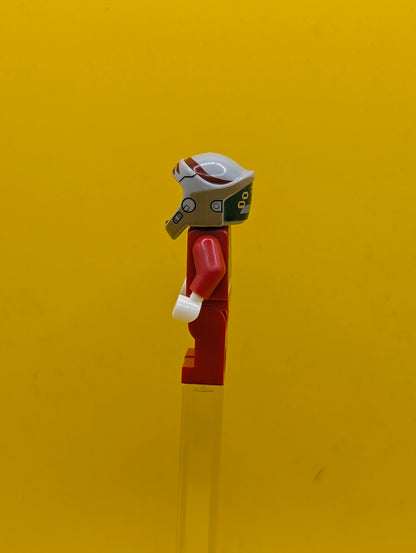 Rebel Pilot A-wing sw0757 (Open Helmet, Red Jumpsuit) Star Wars Lego Minifigure