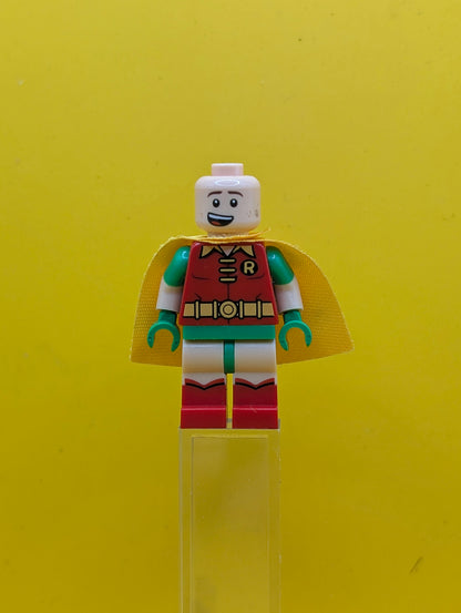 Robin sh0315 Green Glasses, Smile / Scared Pattern DC Lego Minifigure