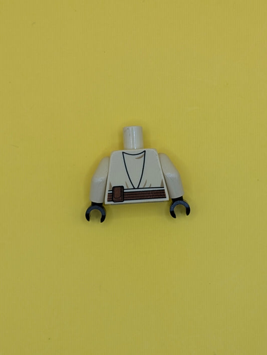 Torso SW Layered Shirt, Reddish Brown Undershirt, Reddish Brown Belt Pattern / Tan Arms / Black Hands 973pb1298c01 Lego