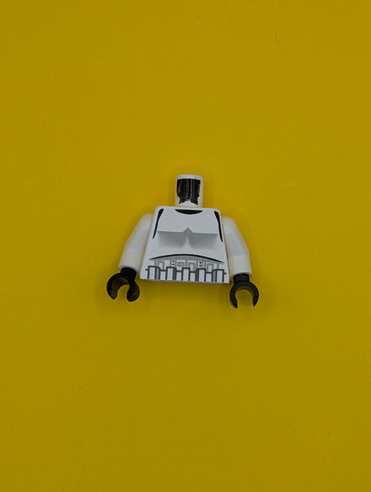 Torso SW Armor Stormtrooper Pattern / White Arms / Black Hands 973pskc01 Lego