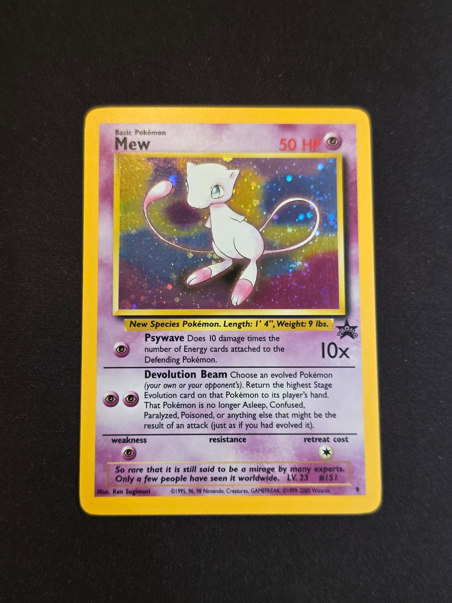 Mew #9 -WoTC Holo Promo