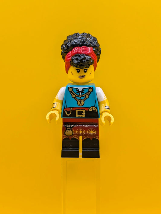 Pirate Quartermaster col458 Series 27 (Minifigure Only without Stand and Accessories) Lego Minifigure