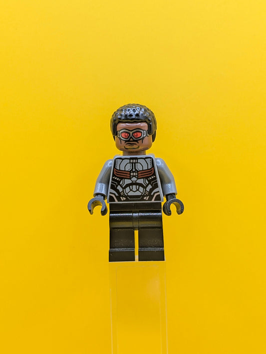 Falcon sh0503 Dark Bluish Gray and Black Suit Lego Minifigure