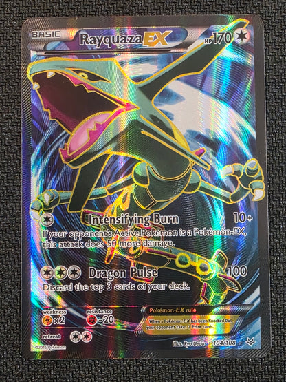 #104/108** Rayquaza EX Roaring Skies