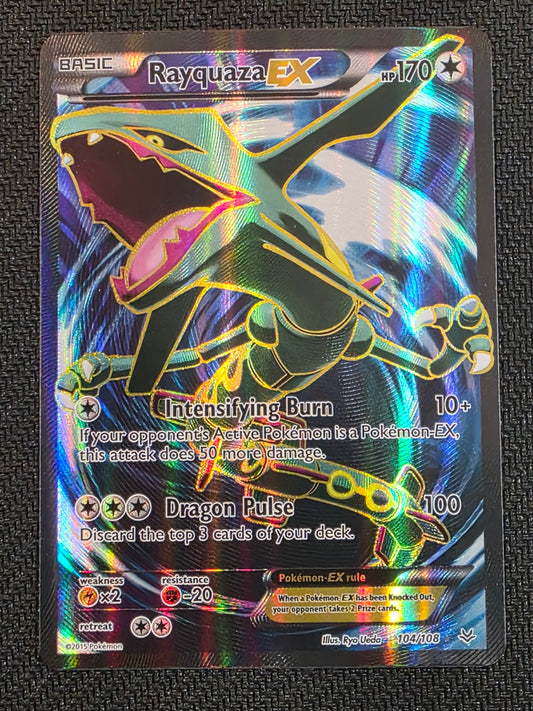 #104/108** Rayquaza EX Roaring Skies