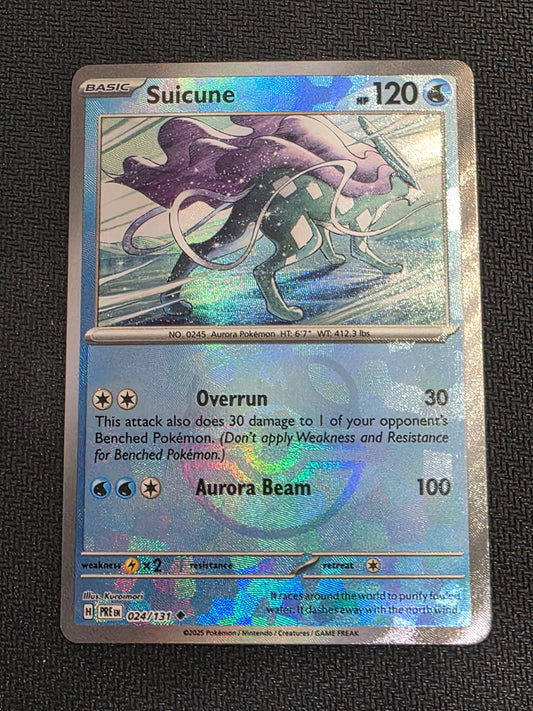 #024/131 Suicune (MasterBall) Prismatic Evolution