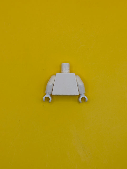 Torso Plain  / White Arms / White Hands 973c000 Lego