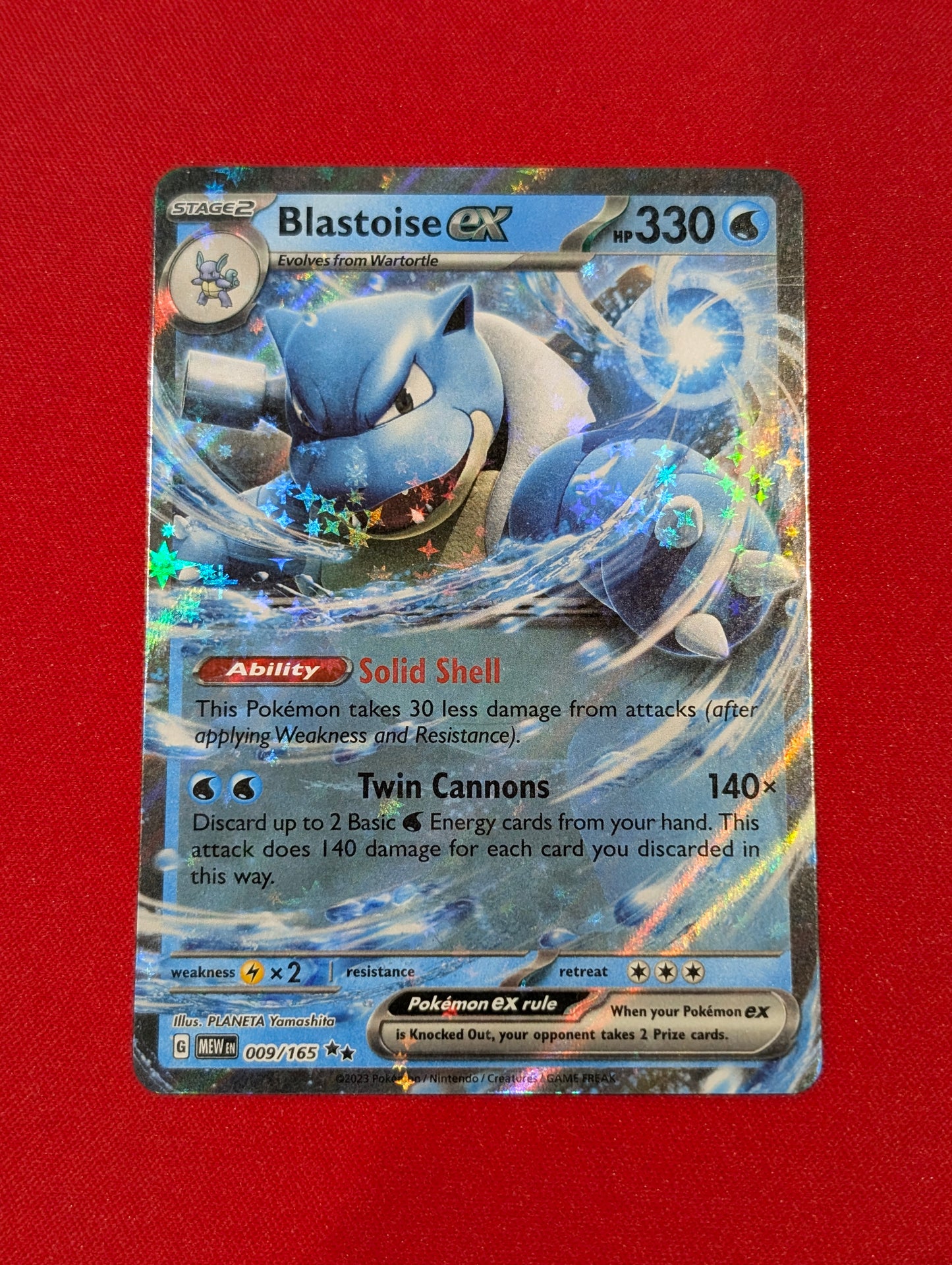 Blastoise ex #9