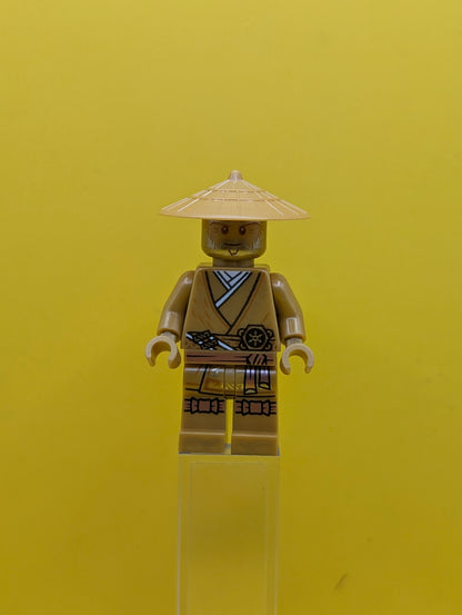 Wu Sensei njo0658 10th Anniversary Golden Ninja Ninjago Lego Minifigure