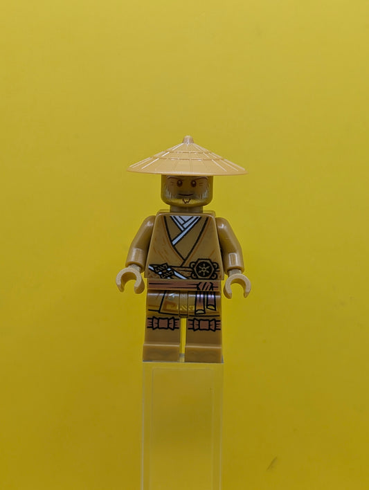 Wu Sensei njo0658 10th Anniversary Golden Ninja Ninjago Lego Minifigure