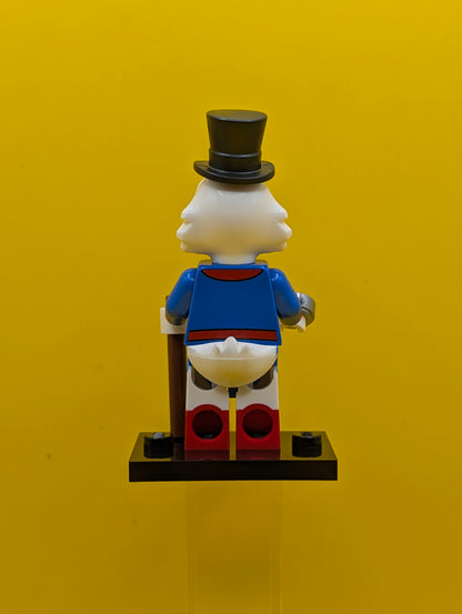 Scrooge McDuck coldis2-6 Disney, Series 2 (Complete Set with Stand and Accessories) Cmf Lego Minifigure