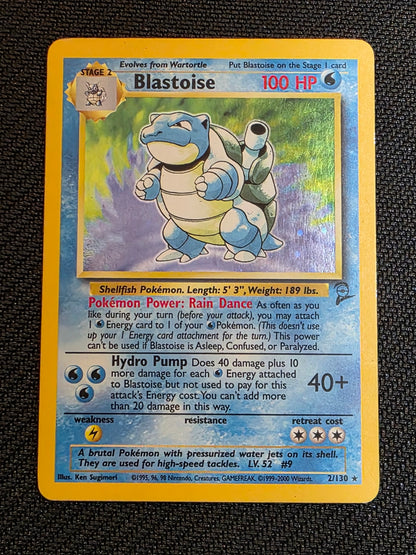 #002/130 Blastoise Base Set 2