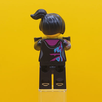 Lucy Wyldstyle tlm115 Magenta Lined Hoodie The Lego Movie Minifigure