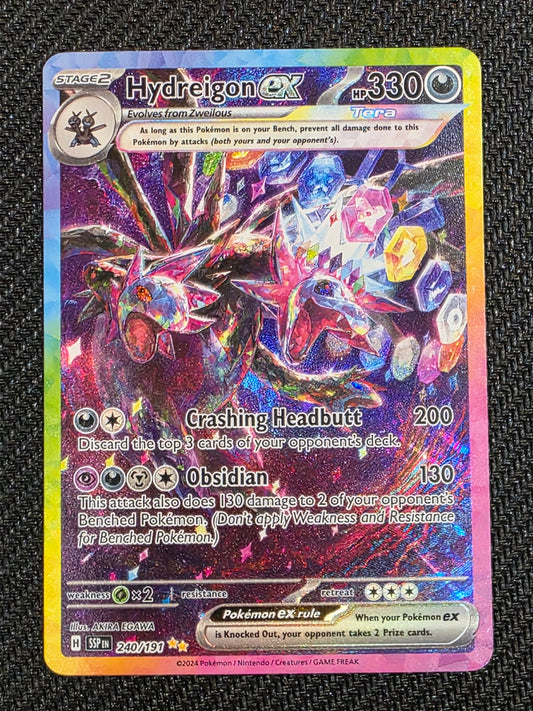 #240/191 Hydreigon EX Surging Sparks
