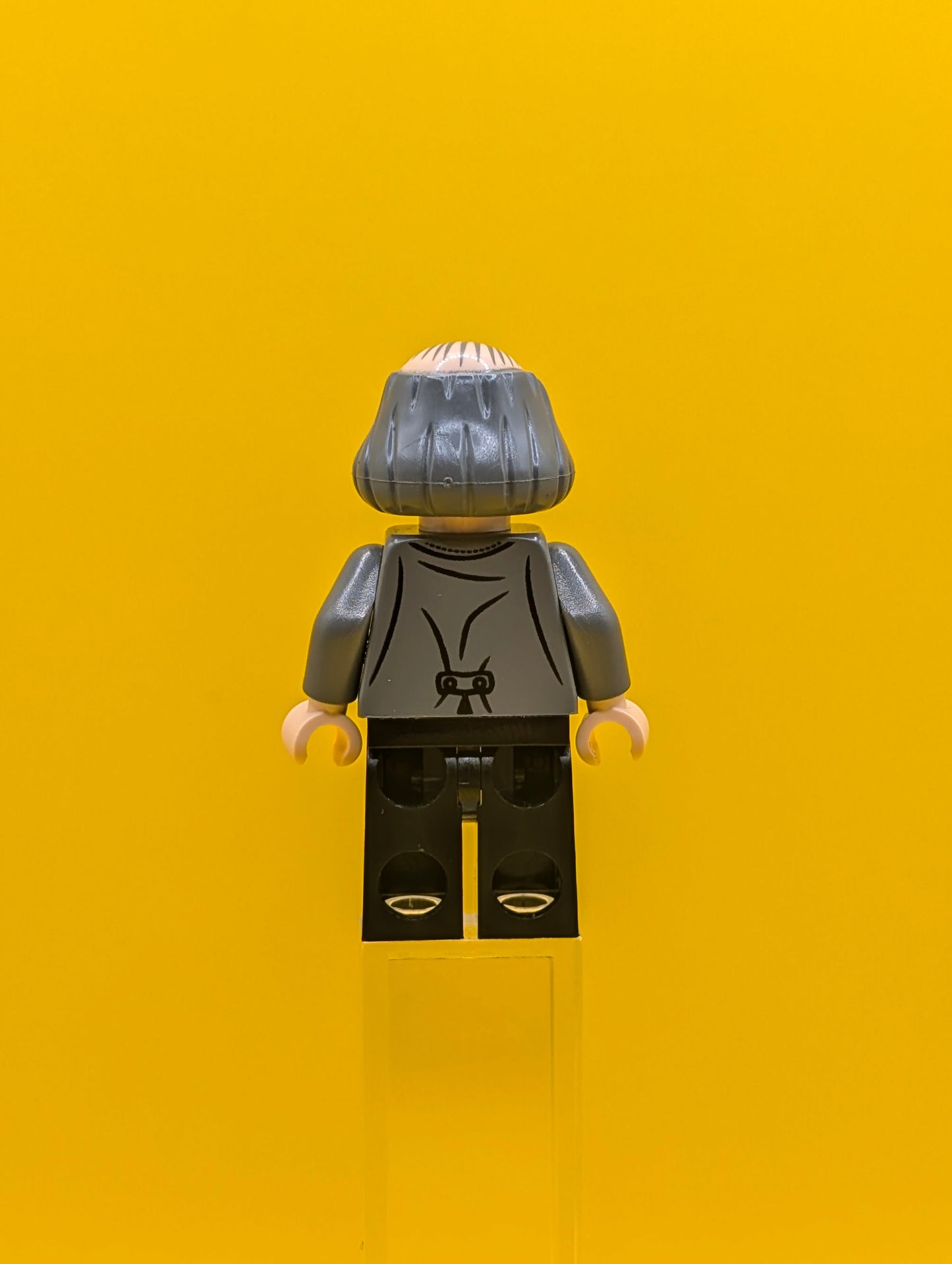 Argus Filch hp140 Bald On Top Dark Bluish Gray Jacket Harry Potter Minifigure Lego