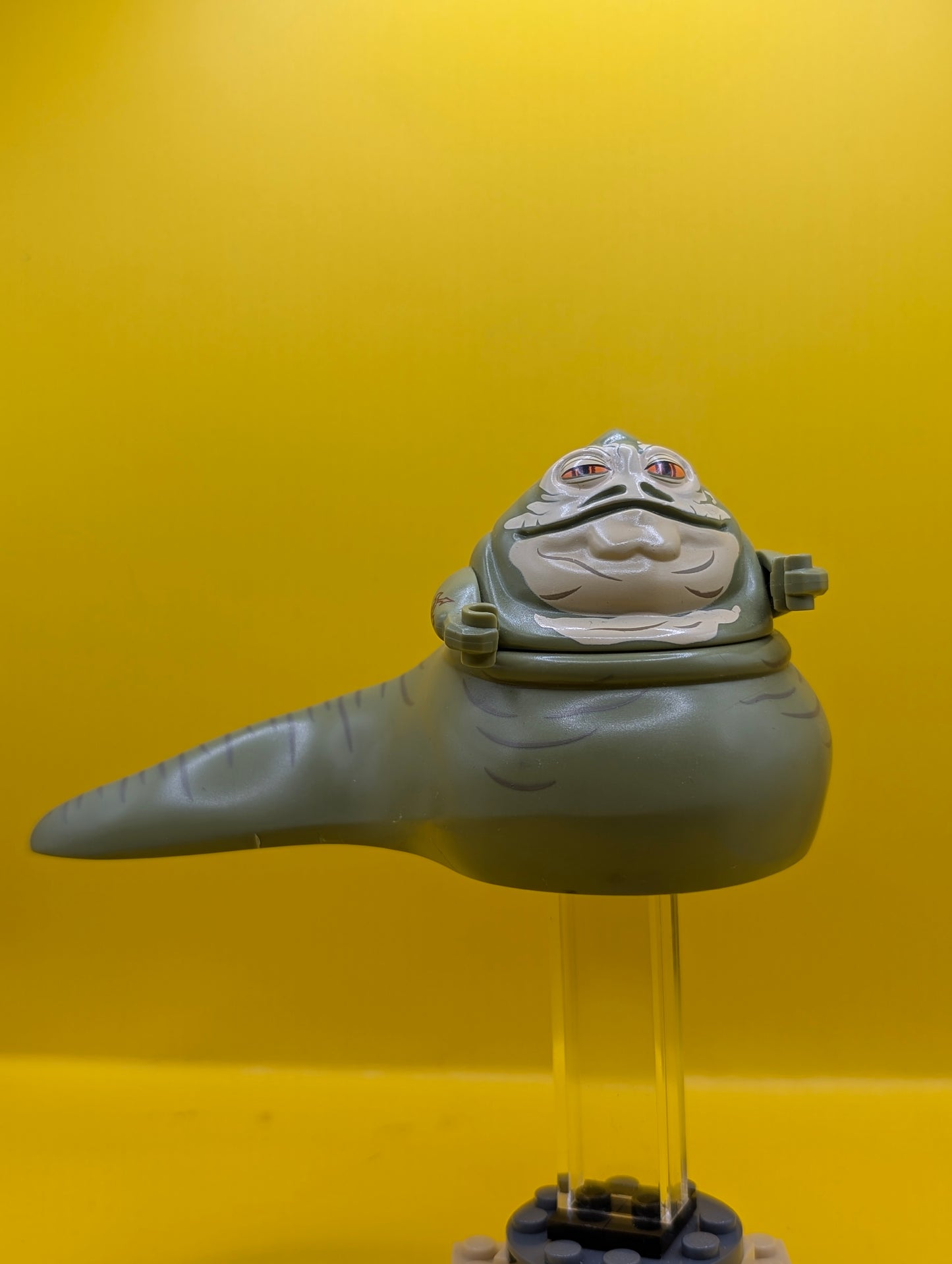 Jabba the Hutt sw0402 Olive Green, Tan Face, Dark Tan Wrinkles Star Wars Lego Minifigure