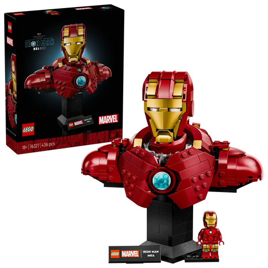 76327 The Infinity Saga Iron Man MK4 Bust Marvel Lego Set