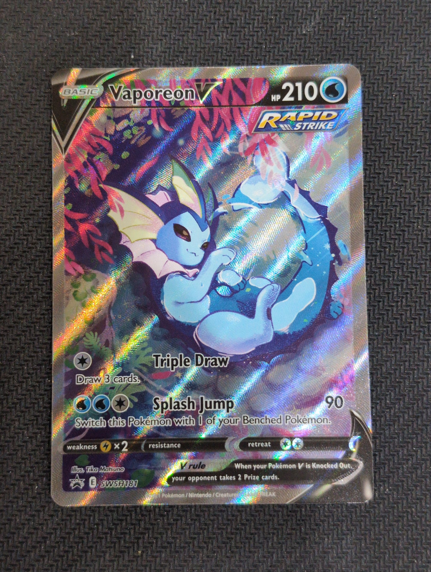 #SWSH181 Vaporeon V SWSH: Sword & Shield Promo Cards Promo tcg