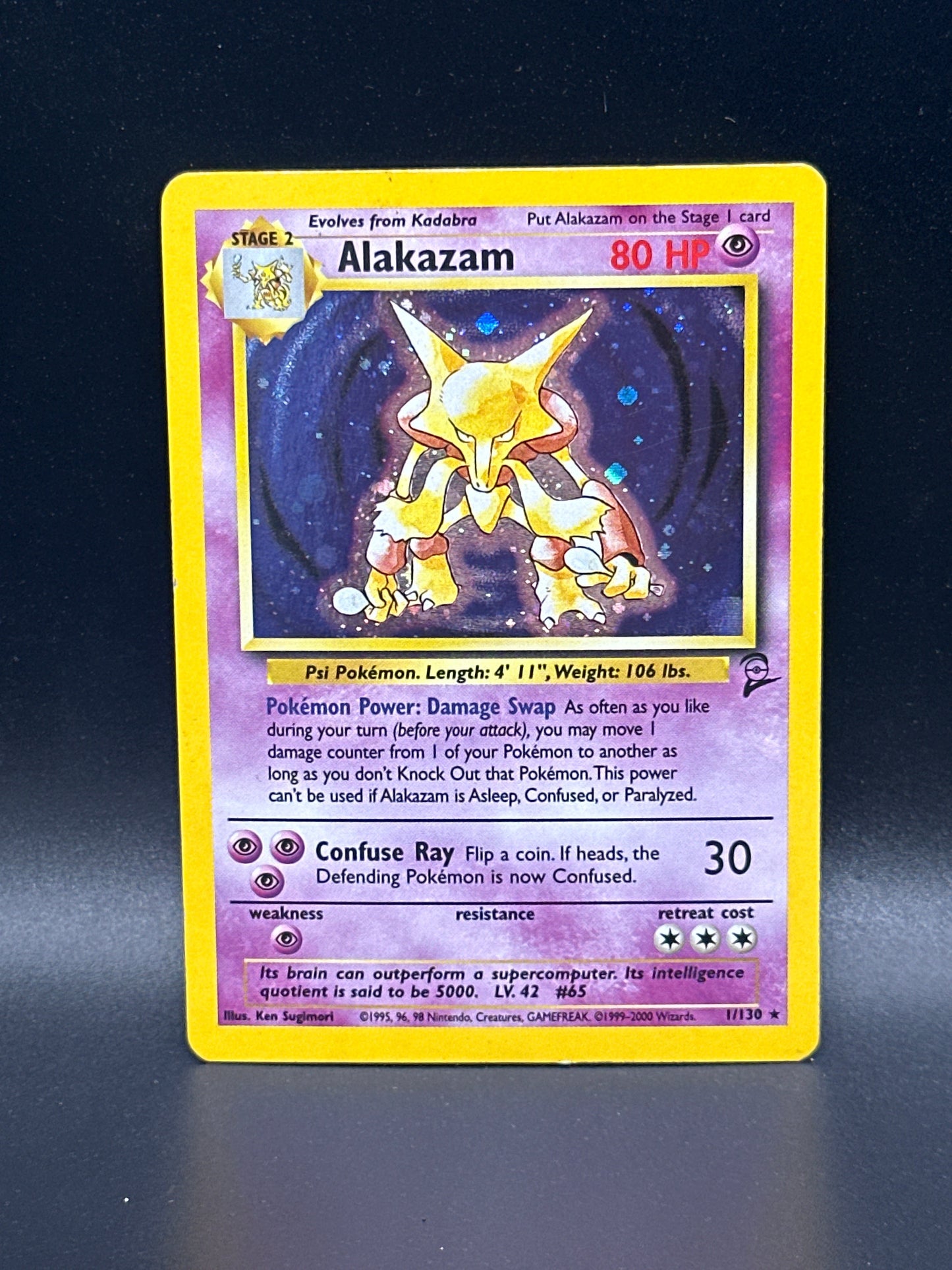 #1/130 Alakazam Base Set 2