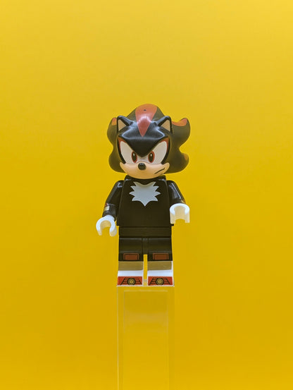 Shadow The Hedgehog son017 Open Mouth Sonic The Hedgehog Minifigure Lego