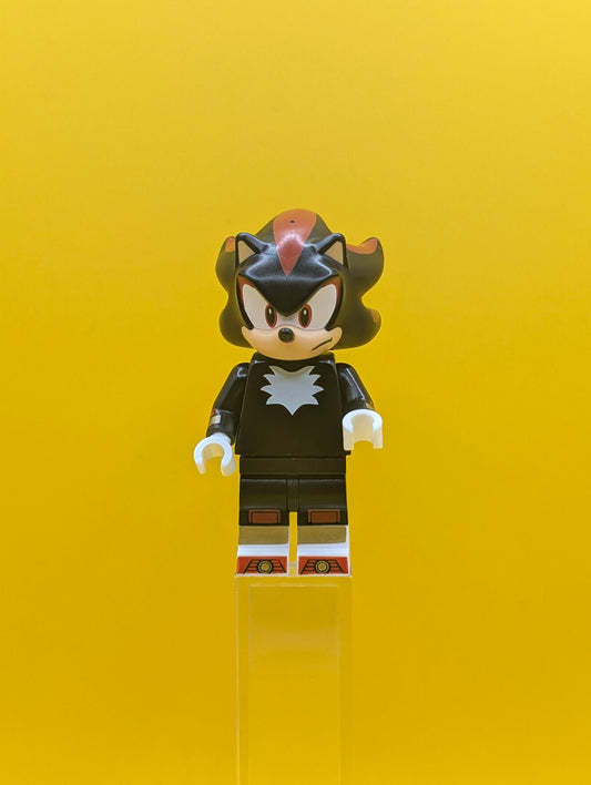 Shadow The Hedgehog son017 Open Mouth Sonic The Hedgehog Minifigure Lego